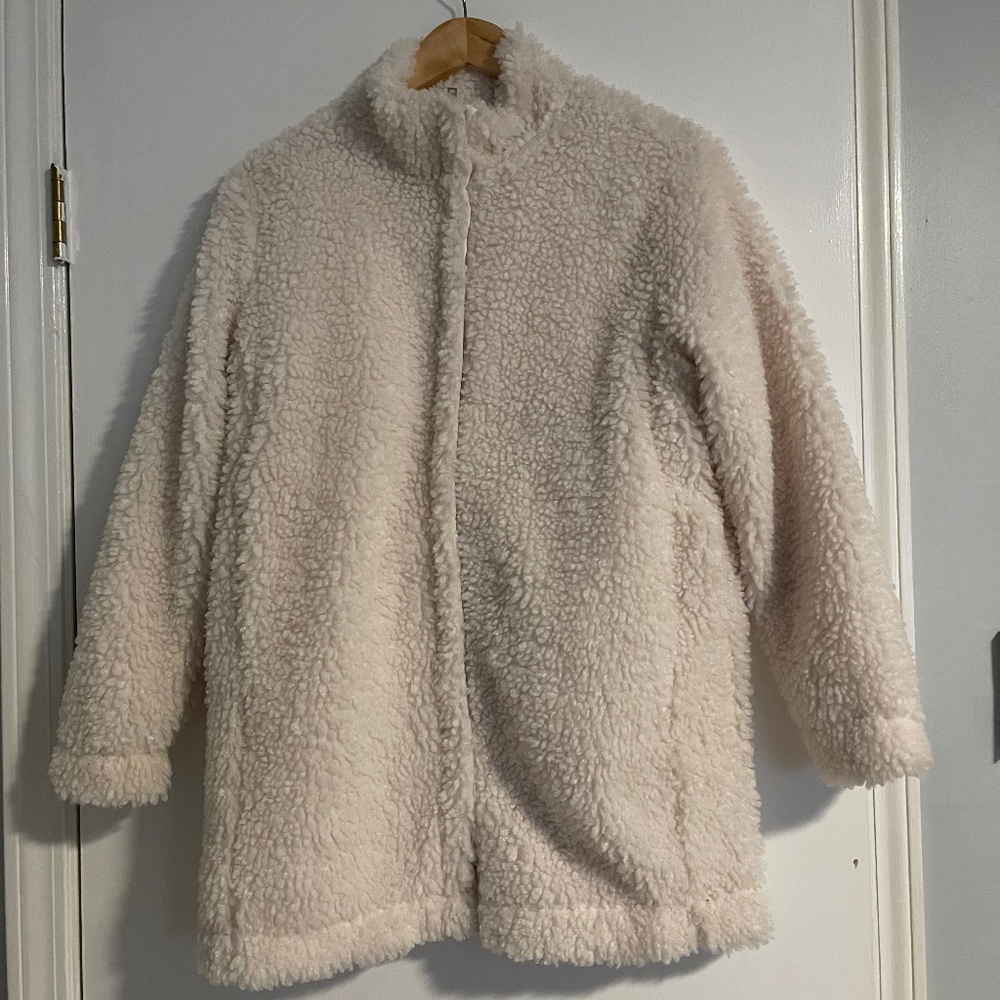 White Sherpa jacket